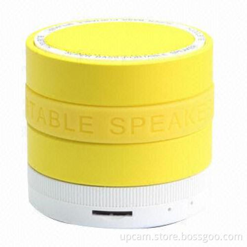 Mini Stereo Handsfree Portable Bluetooth Speaker, Supports TF Card, Camera Lens Design